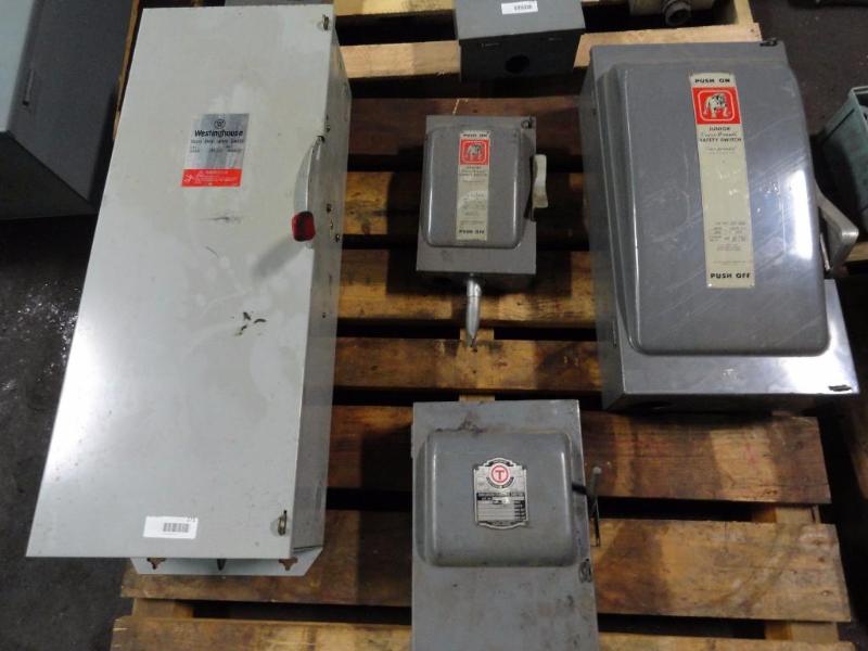Pallet of Electrical Safety Switches to inclu...