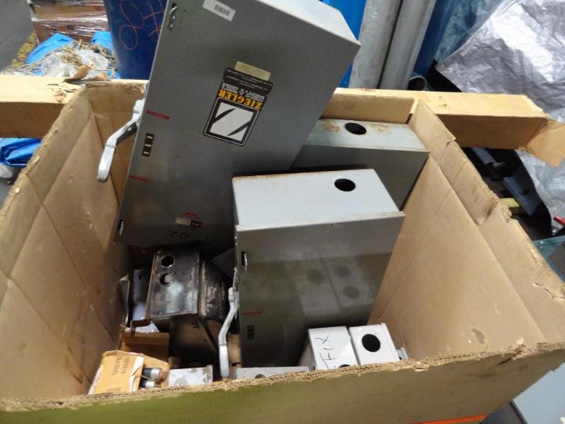 Pallet of Electrical Enclosures to Include C...