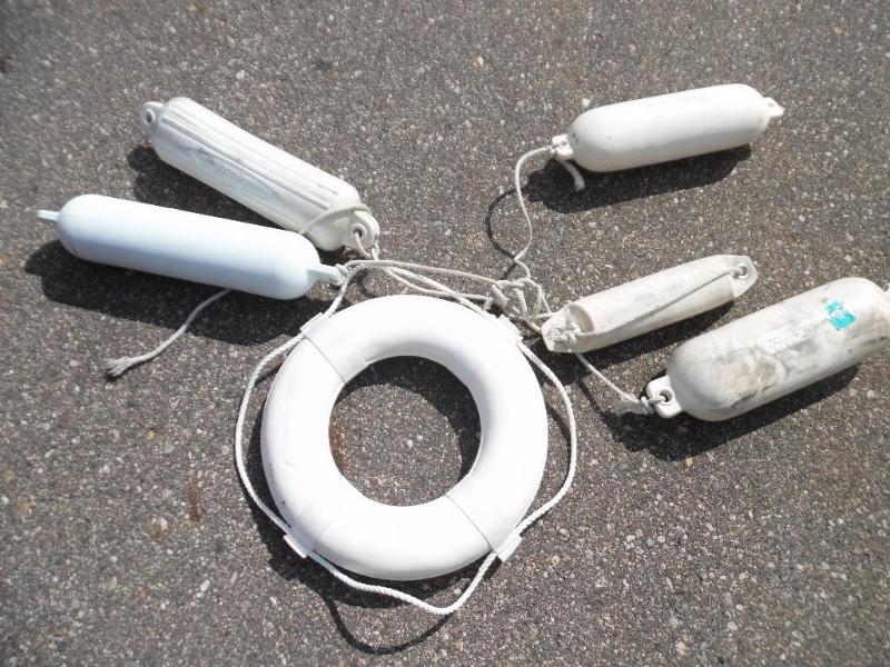 Boat bumpers and ring
