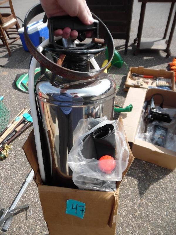Propane camp shower set