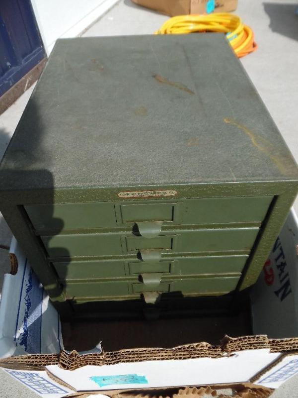 Storage bin and hardware