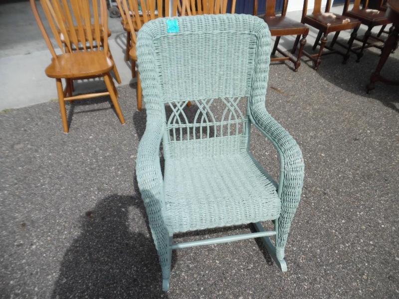 Wicker rocker