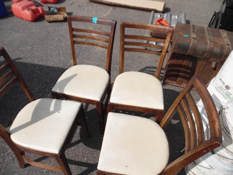 Wooden chairs