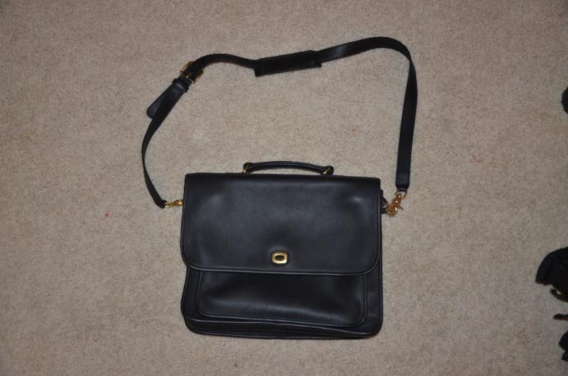 lot 100B image: Coach purse 13" long...