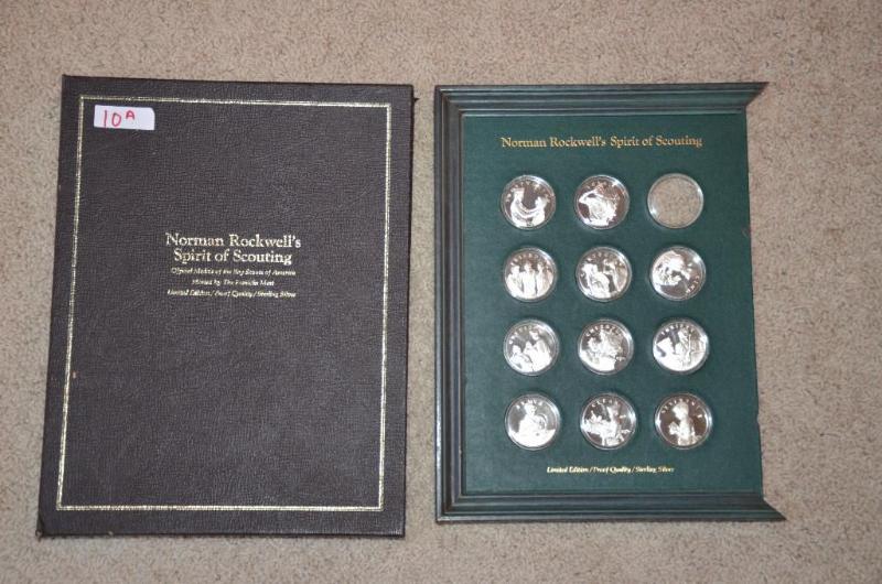 lot 10A image: Sterling Silver&nbspNorman Rockwells Spirit...