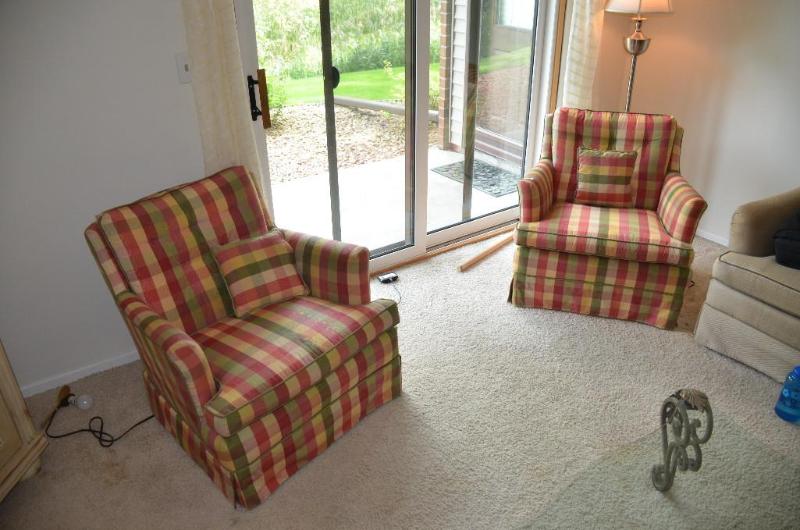 lot 11 image: 2 Living Vintage Room Accent Chairs. Please b...