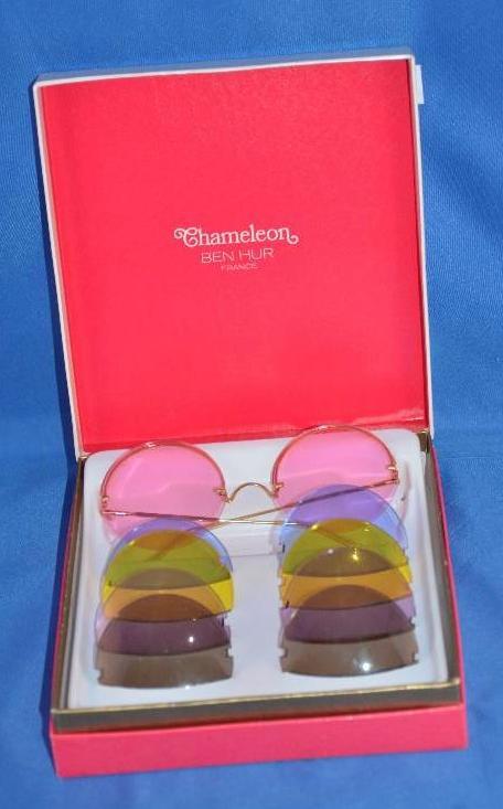 lot 127 image: Chameleon Ben Hur France sun glasses with cha...
