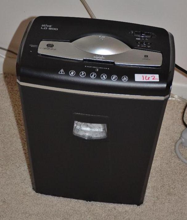 lot 162 image: Ativa LD 800 shredder...
