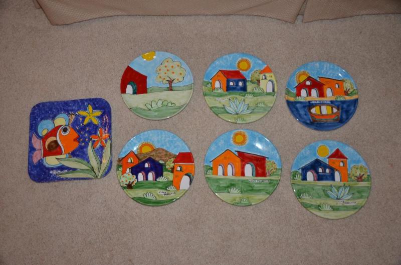 lot 209 image: 7 Nino Parrucca Plates signed & numbered-...