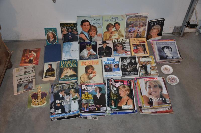 lot 220 image: Princess Diana Collection - Books, magazines ...