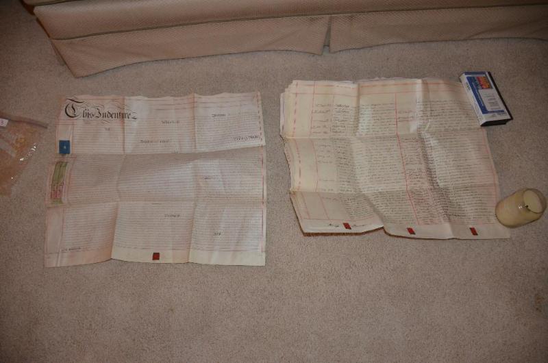 lot 233 image: Large Old documents from London England from ...