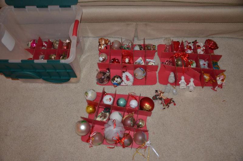 lot 241 image: Christmas tree ornaments - Glass  angel ...