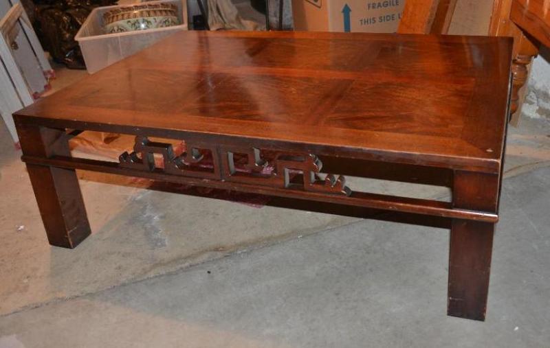 lot 294 image: wood coffee table 39x27x13"...