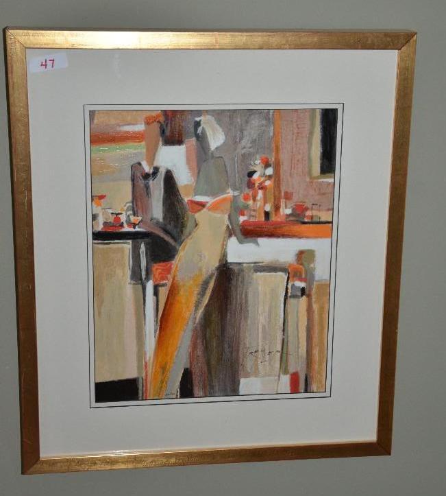 lot 47 image: Framed limited edition print by Trembler 366...