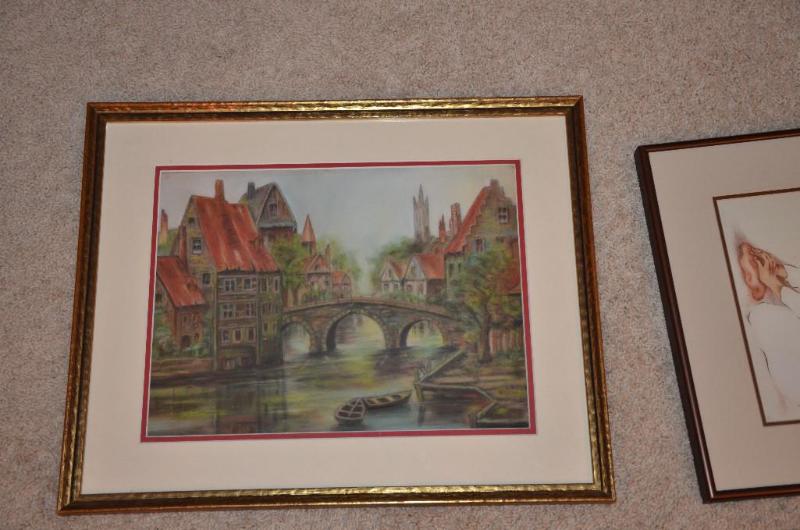 lot 5B image: Framed painting Original signed by artist can...