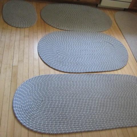 lot 157 image: Oval Braided Rugs