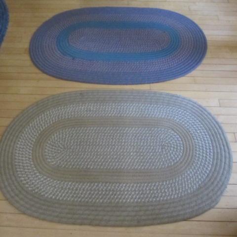 lot 159 image: Oval Braided Rugs