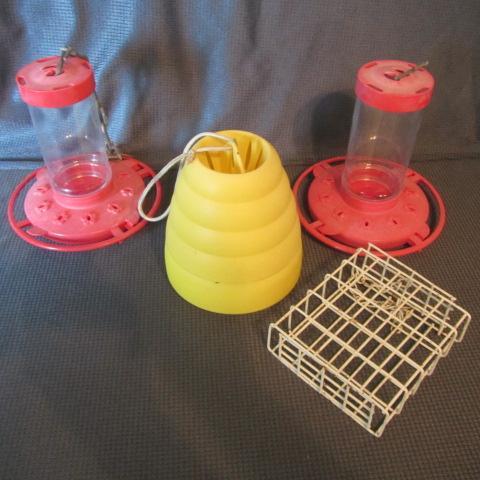 lot 160 image: Hummingbird Feeders, Bee Trap