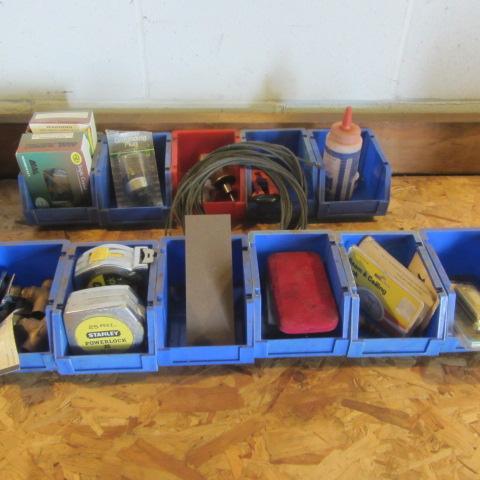 lot 27 image: Hardware Bins, Supplies