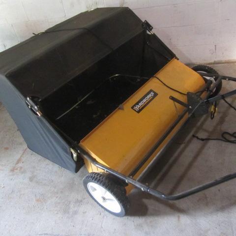 lot 3 image: Yard Works Lawn Sweeper