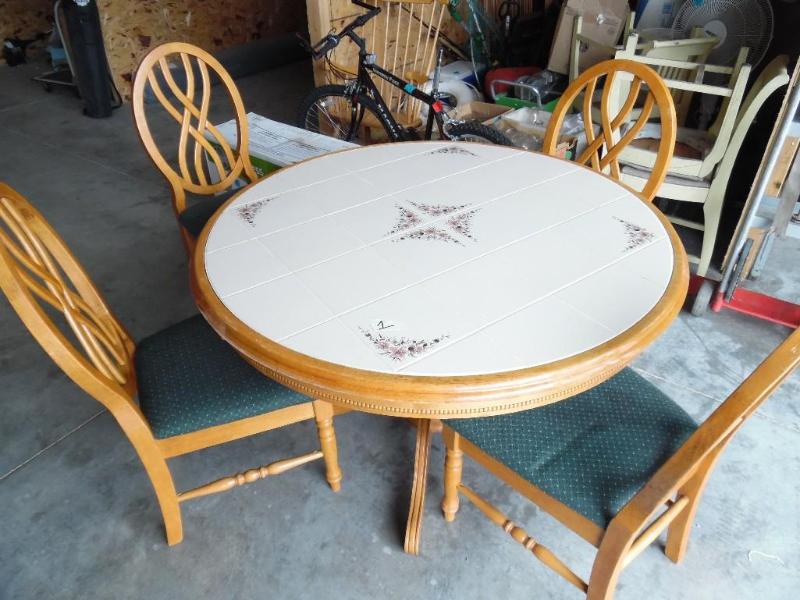 Table and chairs