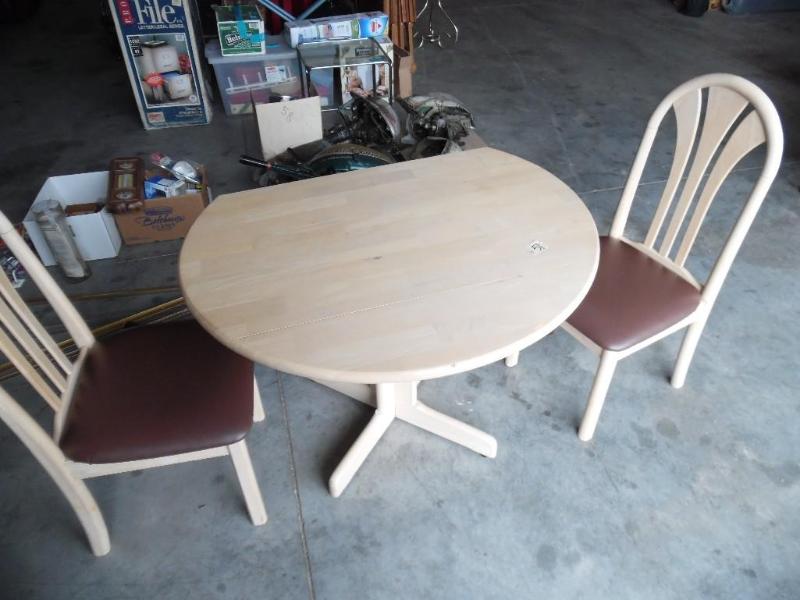 Table and chairs