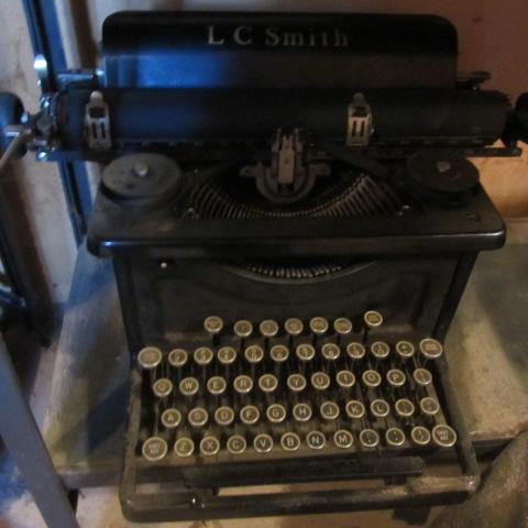 lot 130 image: LC Smith Manual Typewriter
