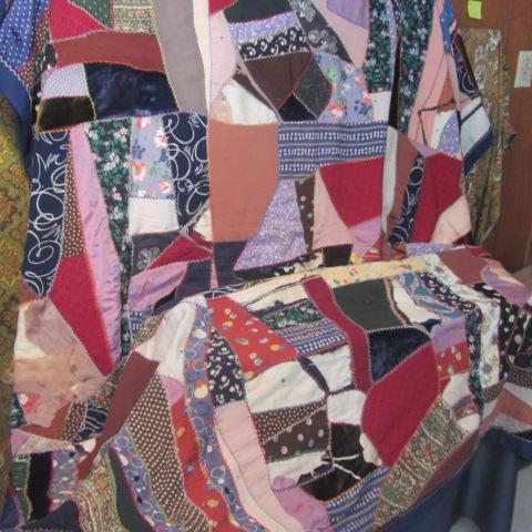 lot 137 image: Antique Crazy Quilt