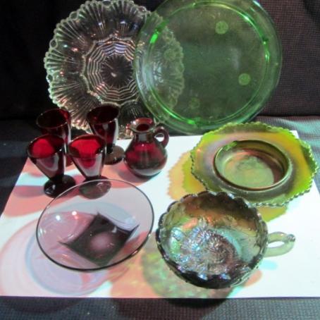 lot 148 image: Carnival & Depression Glass