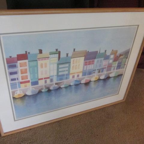 lot 16 image: Sailboats Print