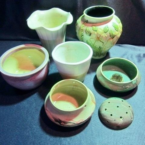 lot 163 image: Nemadji Vases