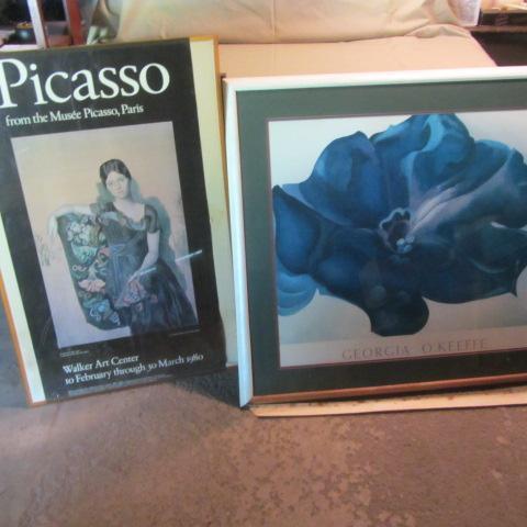 lot 221 image: OKeefe, Picasso, Oils
