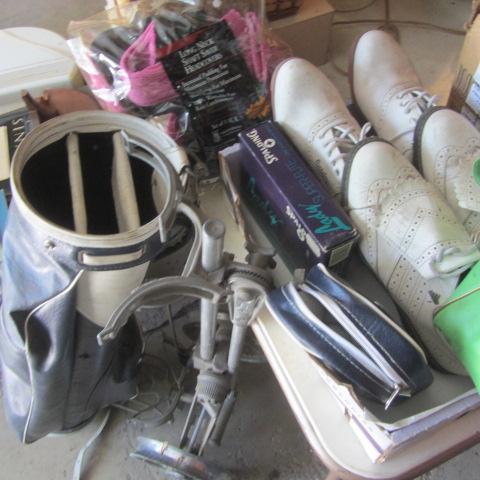 lot 234 image: Golf Bag, Cart, Balls, Shoes