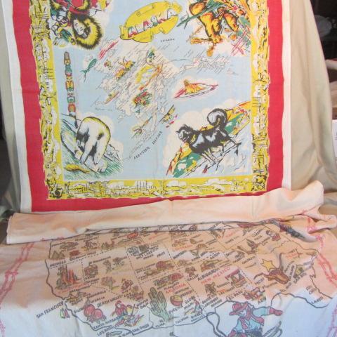 lot 239 image: Alaska & Western US Tablecloths
