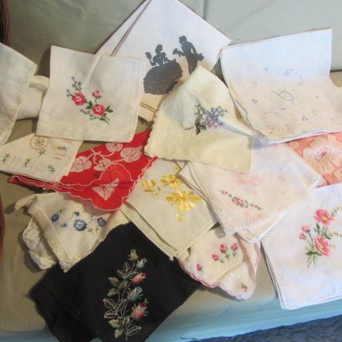 lot 240 image: Ladies Fancy Hankies