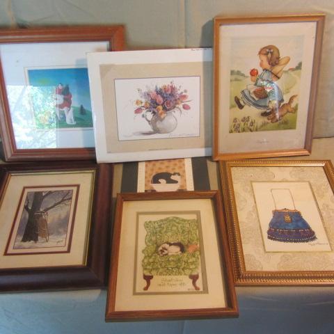 lot 249 image: Playmates, Cat & Winter Prints