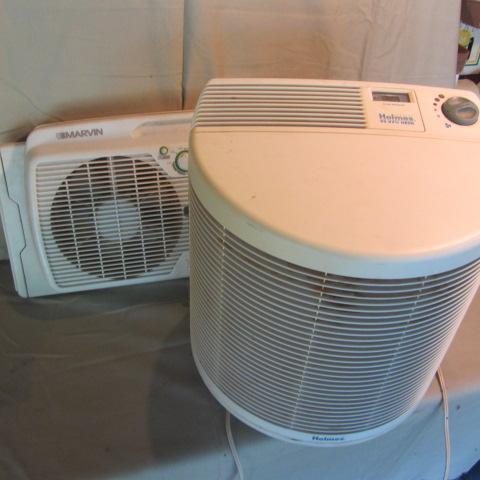 lot 270 image: Air Cleaner, Window Fan
