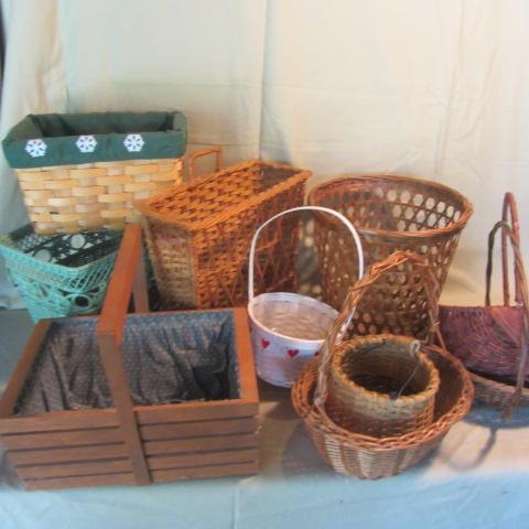 lot 271 image: Mail Basket, Wicker Baskets