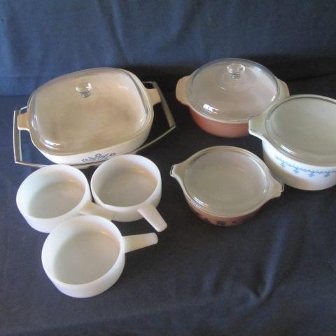 lot 282 image: Pyrex & Corning Cookware