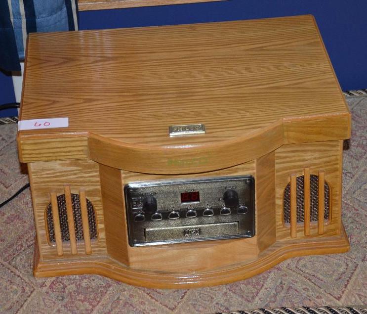 lot 60 image: Philco turntable CD with Cassette model841.20...