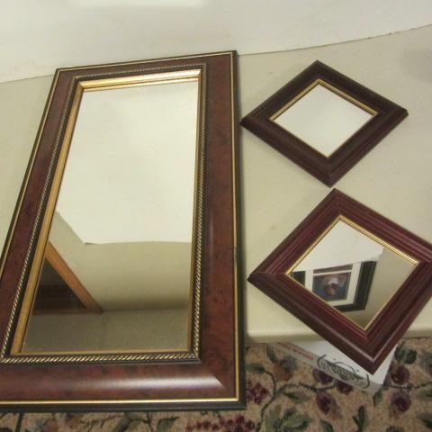 Three Wall Mirrors