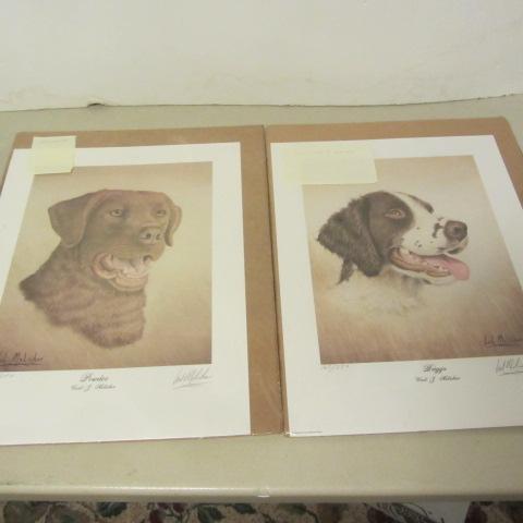 Carl Melichar Dog Prints