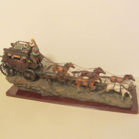 Stagecoach Shoot Out Sculpture