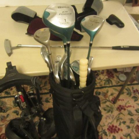 Ladies Golf Clubs, Bag & Cart