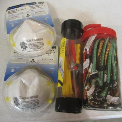Bungees, Tool Sets, Masks
