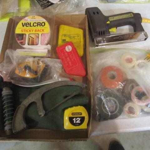 Tack Stapler, Meat Saw, Gloves