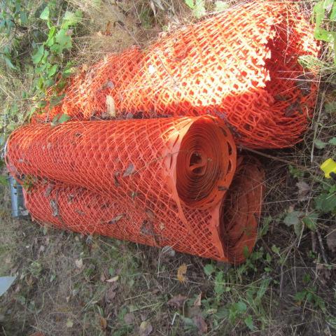 Rolls of Snow Fence