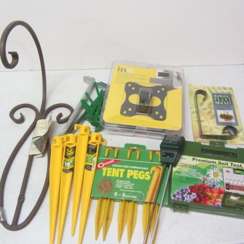 Plant Hanger, Tent Stakes, Test Kits