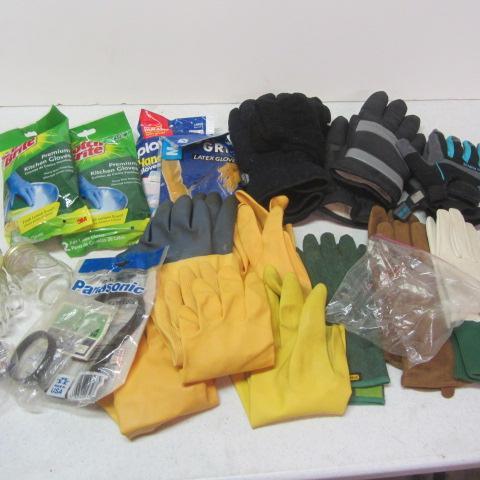 Winter, Garden & Rubber Gloves