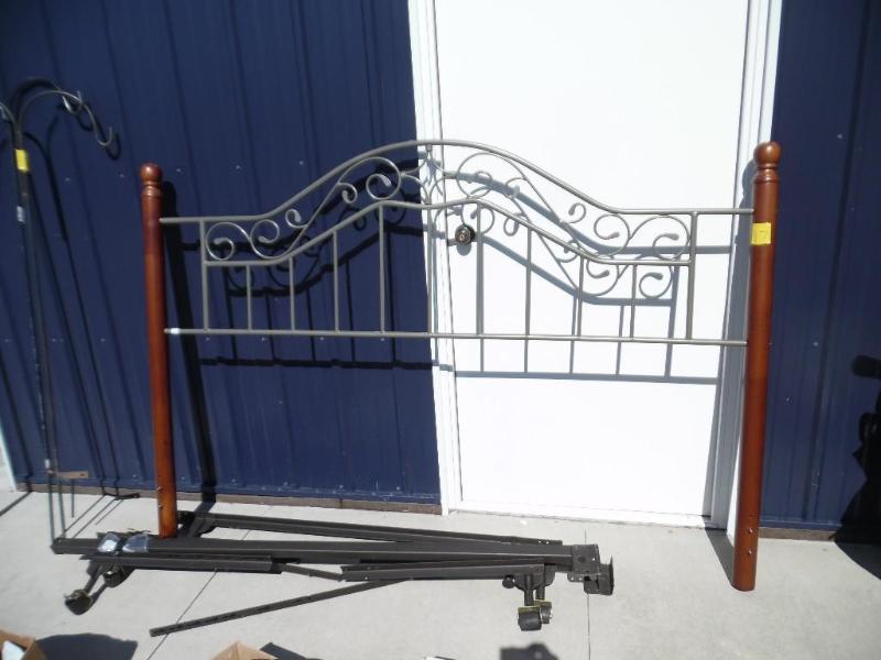 Bed headboard and frame